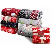 Cotton World Kerstplaid 200x220cm Microvezel - Warme Sfeer & Perfect Cadeau
