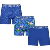 Cars boxershort - blauw (set van 3) Jongens Stretchkatoen All over print - maat 140