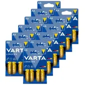 Varta Longlife AA / MN1500 / LR06 Alkaline Batterij 48 stuks