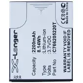 123accu Blu C766205220T accu (2200 mAh, huismerk)