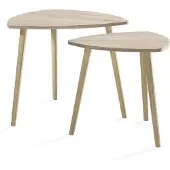 Vicco Twino Salontafel – 60 x 50 cm Set van 2 Sonoma