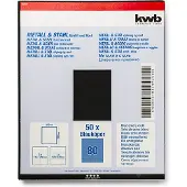 Kwb Schuurvel K80 230mm x 280mm metaal & staal (50 vels, )
