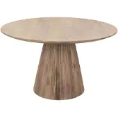 Giga Meubel Eettafel Salvador Naturel Rond 130cm
