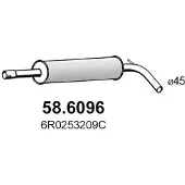 ASSO 58.6096 Uitlaat middendemper