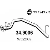 ASSO 34.9006 Voorpijp