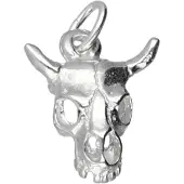 MOOYE ® - Collectie Zilveren Stierenschedel klein kettinghanger