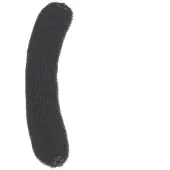 Sibel Bun Roll Nylon Black