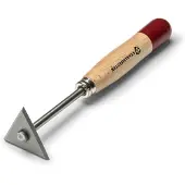 Staalmeester kwasten Verfschraper Driehoek - 6cm