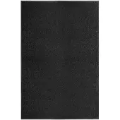 vidaXL Deurmat wasbaar 120x180 cm zwart