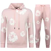 Top Star Dik geweven trainingspak met bloemenprint all over print bloemenpak