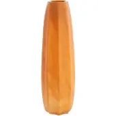 Light & Living Vaas Bradley - Bruin - Ø17x60cm - Glas - Modern - Bloemenvaas - Woondecoratie - Decoratieve vaas voor woonkamer of slaapkamer
