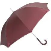 Parasol Damesparaplu Bordo Metaalkleurig - Automatisch, Windbestendig, 84cm