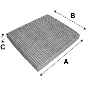 Valeo 698739 Interieurfilter