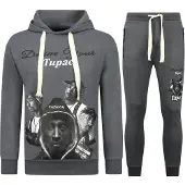 Top Star 2pac joggingpak hoodie tupac trainingspakken