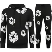 Top Star Dik geweven trainingspak met bloemenprint all over print bloemenpak