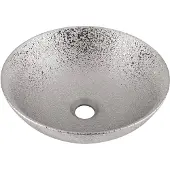 Differnz Waskom bright keramiek 36x14 cm zilver