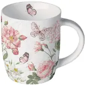 Ambiente -koffiekop-porselein-Amelia-bloemen-vlinders-cadeau
