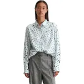 Marc O'Polo Blouse pastelblauw / zwart / wit