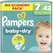 Pampers Baby Dry Maat 7 Luiers (15+ kg) 42 Stuks