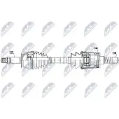 NTY NPW-NS-174 Aandrijfas