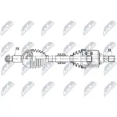 NTY NPW-NS-219 Aandrijfas