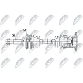 NTY NPW-TY-267 Aandrijfas