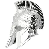 MOOYE ® - Collectie Zilveren Spartaanse helm kettinghanger