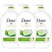 Dove Moisturising Hand Wash – Refreshing Care – 250 ml – 3-pack – Komkommer & Groene Thee