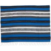 BOG Mexicaanse Sjaal Decke Mixed-Cape Woven Tassel Katoen Centraal-Amerikaans Saddle-Blanket Camping Throw