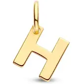 The Jewelry Collection Letter Hanger in massief 14 Karaat Goud