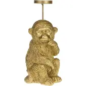 Dijk Natural Collections waxinelichthouder aap goud