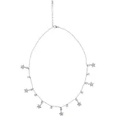 NAEMI Ketting zilver / transparant
