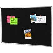 Ivol Prikbord vilt 100x150 cm - Donker antraciet
