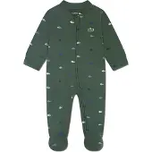 Lacoste Kids Footed Croco Print Jumpsuit Met Lange Mouwen