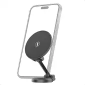 IMoshion Telefoonhouder auto met MagSafe - Draadloze oplader - Dashboard - Zwart