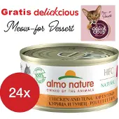 Almo Nature HFC tonijn en kip 24 x 70 gram