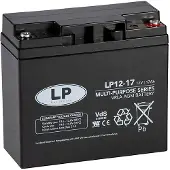 Landport LP12-18 VRLA AGM Loodaccu (12V, 18 Ah, T12 terminal)