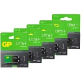 GP Ultra+ G-Tech 9V / 6LR61 / E-Block Alkaline Batterij 5 stuks