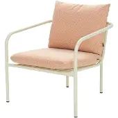 Brafab Bendt fauteuil White-teddy oranje