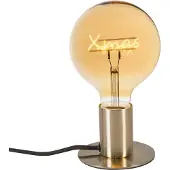 QAZQA Kersttafellamp goud incl. LED - Facil