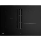 Etna AKI870ZT - Inductiekookplaat - Zwart - 80 cm - Keramisch - 4 zone(s) Inbouw afzuigkap - 10 snelheden - Naloopstand - Light & Slide bediening - Light & Slide bediening