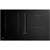 Etna AKI883ZT - Kookplaat met geïntegreerde afzuiging - Zwart - 83 cm - Inductie - 4 zones - Automatische afzuiging - Light & Slide bediening -