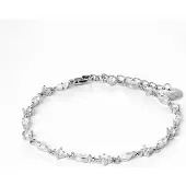 Luxenter 925 Sterling Zilveren Armband met Gerhodineerde Briljant Zirkonia - Ulmax