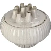HD Collection Vaas Stoneware Wit 36x36x30cm
