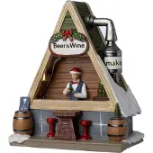 Intratuin Kerstdorpminiatuur Drankkraam 12 X 6,5 X 14,3 Cm
