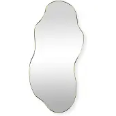 Sensahome Luciano Wandspiegel – Organische Spiegel – Asymmetrisch Design – 120x60 cm – Goud