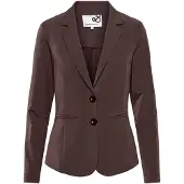 &Co Woman regular blazer donkerbruin female | Maat: l