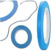 Budfix Blauwe Fijne Lijntape 12mm 55m - Scherpe Laklijnen