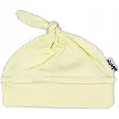 Nicol Baby Muts met Strik - Geel - Maat 68