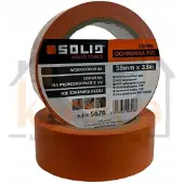 Solid Oranje PVC Tape 38mm x 33m - Waterdicht & Zonder Lijmresten